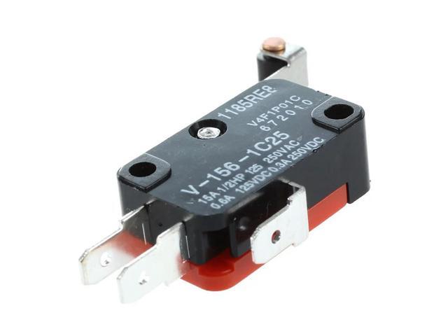 50 Pcs Micro-Limit Switch Long Hinge Roller Lever Arm Snap Action LOT