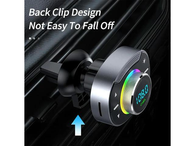 Car Bluetooth 5.0 FM Transmitter PD 30W QC3.0 Fast Charger Wireless Handsfree Audio Receiver MP3 Music Player Durable