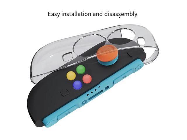 For Switch 2 Protective Case+Circular Direction Keys Kit+Thumb Grip Set Split Protective Case For Nintendo Switch2