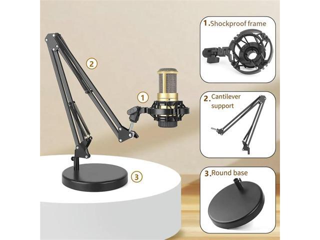 2X Spider Microphone Shock Mount Condenser Microphones Universal Shockmount Stand Microphone Mount