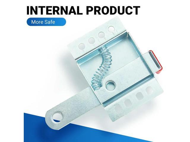 Steel Garage Door Locking Slide Latch, Heavy Duty Garage Door Lock Essential Kit For Most Garage Doors