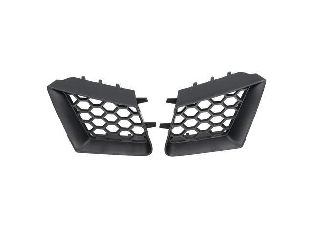 Universal 2pcs Front Bumper Upper Air Intake Grille Grill Left Right Matte Black Replacement for Seat Ibiza Cordoba 6L 20022009