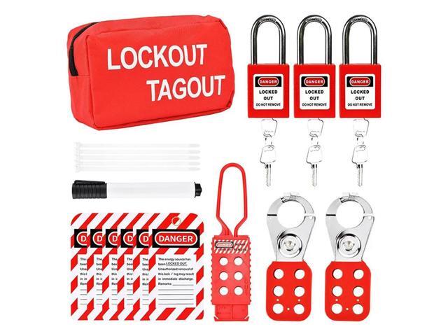 Lockout Tagout Kit, Lock Out Tag Out Kits Electrical, Group Lockout Hasps, Loto-Tags, Lock Out Tag Out Padlock