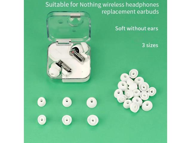 Headphone Cover for Nothing Ear (2) (1) Comfortable Ear Tips Pad Earplug Silicone In Ear Eartip PlugsCover Cap