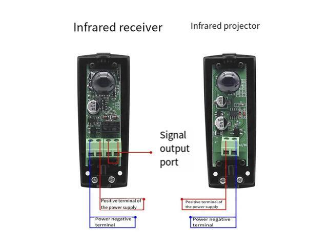 Infrared Sensor For Automatic Gate Door Safety Alarm 15M Photocell DC/AC 12~24V IP5 Waterproof
