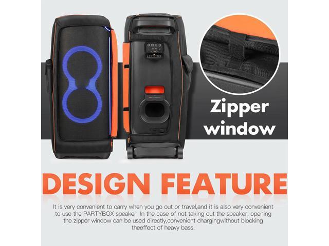 Speaker Cover Waterproof Dust Case Nylon Fabric Protective Dust Cover with Side Pocket for JBL Partybox Ultimate Speaker