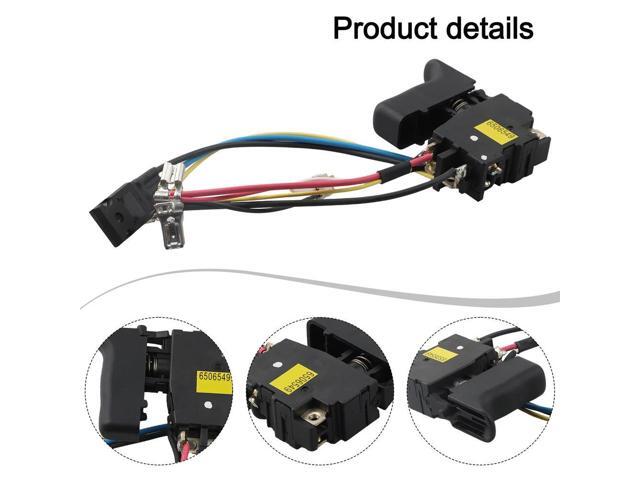Repair Projects 6506549 Switch Compatible Power Tool Switch Switch 638882-6 Replacement Plastic Material Replaces 650578-9