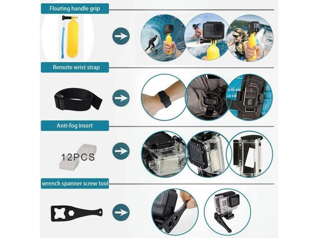 50 In 1 Action Camera Accessory Kit Waterproof Case Tripod For Gopro Hero9 8 Max Action Osmo Sport Accessories