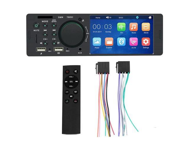4.1 Inch Car Radio Touch Screen Bluetooth Music Handsfree MP5 Player TF USB Charging Remote Music Audio System Easy Install