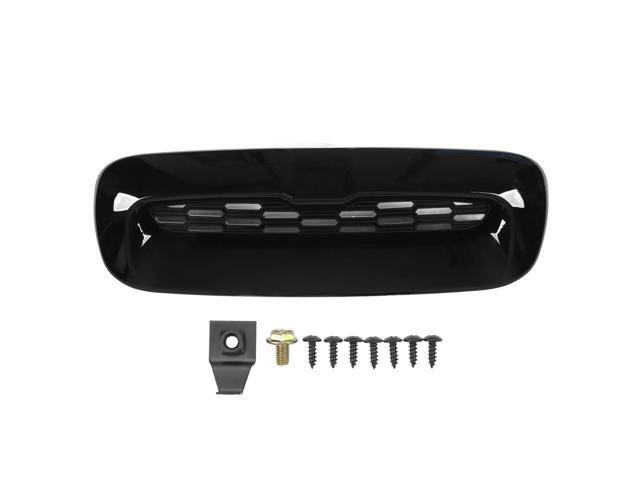 Universal 2PCS Front Car Engine Hood Vent Bonnet Trim Bright Black Air Outlet Cover Replacement For Cooper S R56 R55 R57 R58 R59