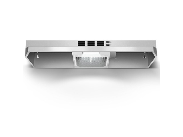 Range Hood 36 inch Under Cabinet, Ducted/Ductless Kitchen Hood 280CFM, Stainless Steel Vent Hood with Rocker Button Control, Stove Hood with 2...