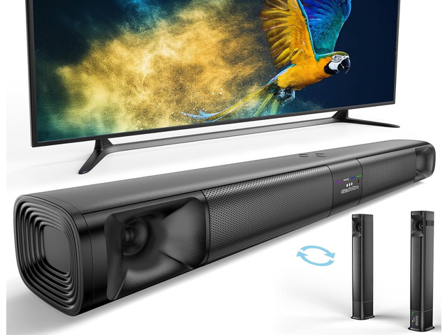 Sound Bar for Smart TV, 31 Inches, Detachable Soundbar Home Theater Surround Sound System for TV/PC/Gaming/Projectors,Bluetooth 5.3 TV Sound Bar...