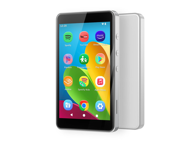 MP3 Player with Spotify for Kids, Play Store Android 14, Parental Controls, Night Mode, Audible, Amazon Music, Libby, Earphones & Memory Card...