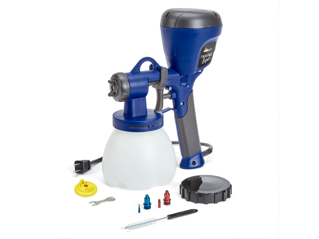 Super Finish Max HVLP Paint and Stain Sprayer, 3 Brass Tips Three brass tips and three spray patterns handle stains, sealers and latex paint on...