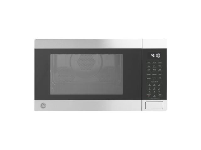 GE - 1.0 Cu. Ft. Convection Countertop Microwave with Air Fry - Stainless Steel - image 7