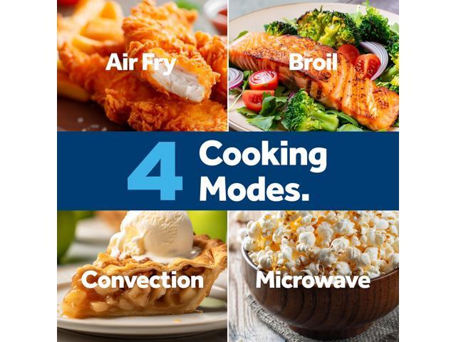 GE - 1.0 Cu. Ft. Convection Countertop Microwave with Air Fry - Stainless Steel - image 10