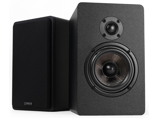 MB42X G2 Passive Bookshelf Speakers for Home Theater Surround Sound, Stereo, and Passive Near Field Monitor, 2-Way (Black, Pair)