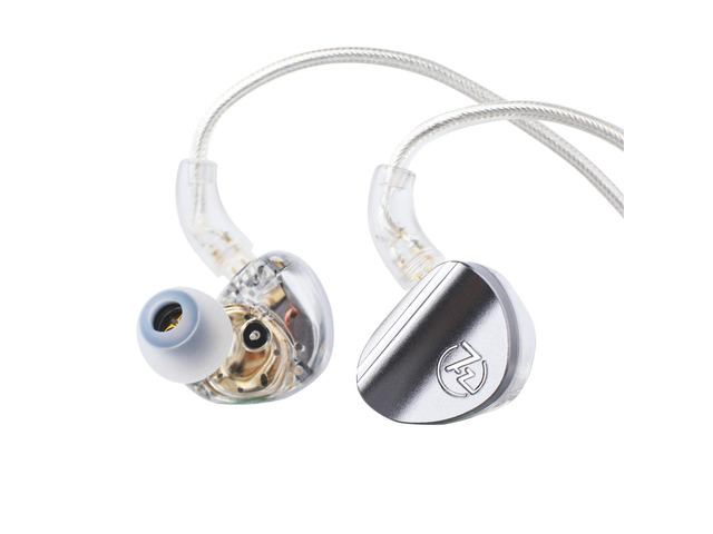 7HZ SONUS 1DD+1BA Dual Driver in Ear Monitor HiFi Wired Earbuds IEM with Detachable High-end Silver-Plated OCC Cable, Aluminum Back Cavity for...
