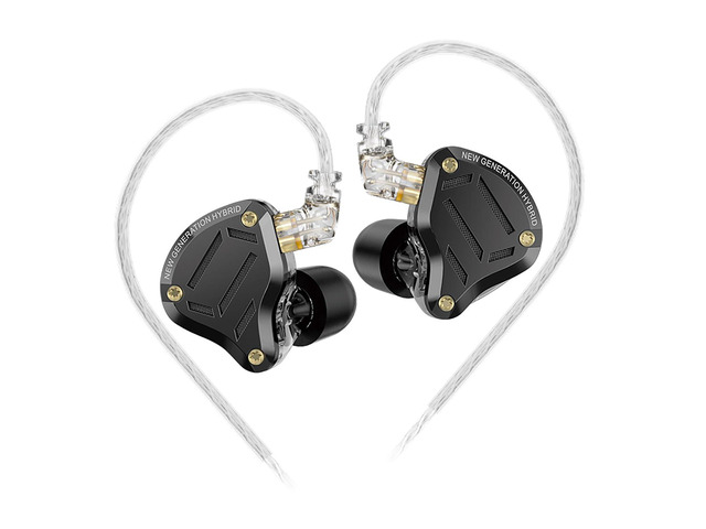 KZ ZS10 PRO 2 in Ear Monitor Headphones with 4-Level Tuning Switch, 1DD+4BA Hybrid Gaming Earbuds, HiFi Audiophile IEM Earphones, Studio-Grade...