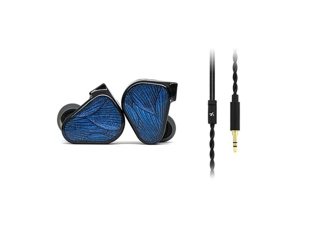 x Crinacle Zero:BLUE2 Dual Dynamic Drivers in-Ear Headphone with Detachable Cable (3.5mm)