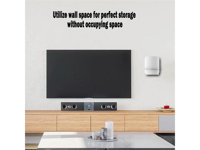 1 Piece Wall Mount Holder Replacement Parts For EERO Max Router Wall Bracket Multifunctional Mount Stand 1 Piece Wall Mount Holder Replacement Parts For EERO Max Router Wall Bracket Multifunctional Mount Stand