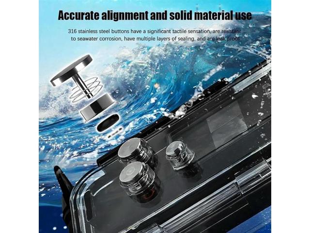 Dive Case For OSMO Pocket 3 Action Camera, Diving Protective Housing Shell Cover,45M Underwater Photography Parts