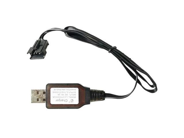 1PC 7.4V (3.7V x2) Charger SM-4P Li-ion Power Electric RC Toys Car Boat USB Charging Cable
