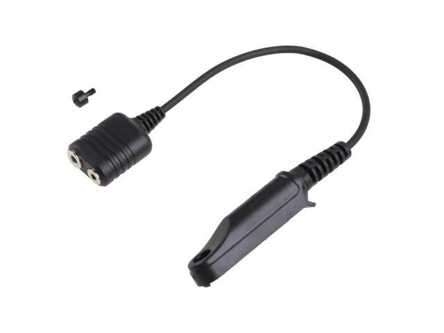 Adapter Cable Baofeng UV-9R Plus UV-XR Waterproof to 2 Pin Suitable for UV-5R UV-82 UV-S9 Walkie Talkie Headset Speaker