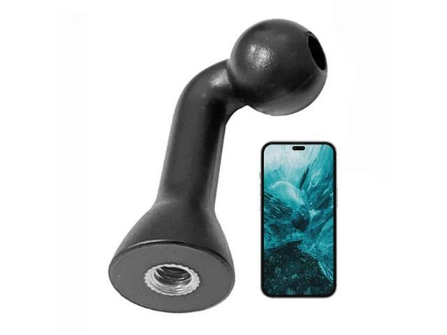 Magnetic Adapter for Tripod Selfie Grip Stand Phone Tablet Clip 1/4in to 17mm Ball Mount Adapter Connector