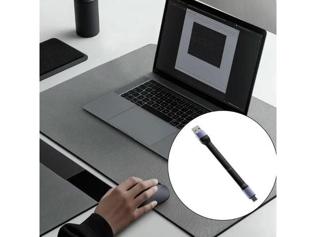 USB A To Type C Fast Cord 15cm USB 3.2 Compatible 240W Aluminum and TPE Cord