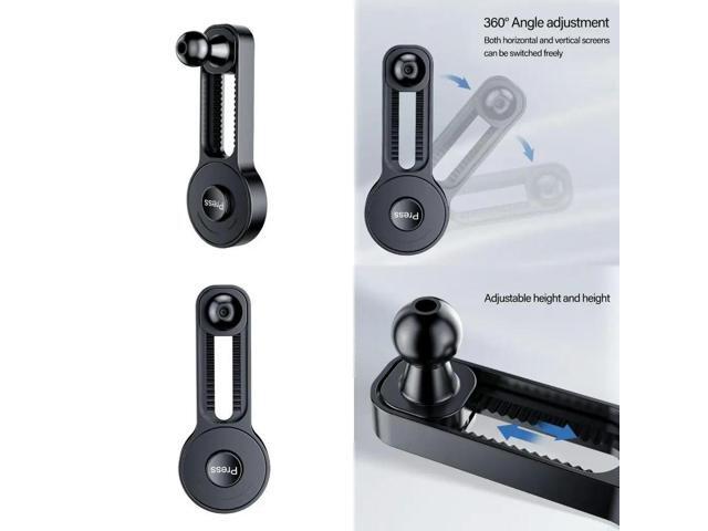 Adjustable 17mm Ball Joint Extension Arms Bracket Suitable For Car Air Vent Phone Stand And Navigation Mounting Solution