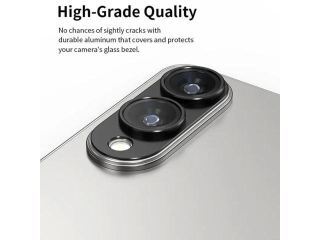 Premium Aluminum Glass Phone Camera Cover Hollowed Design Protector Fingerprint Proof Waterproof Clear Transparent Film