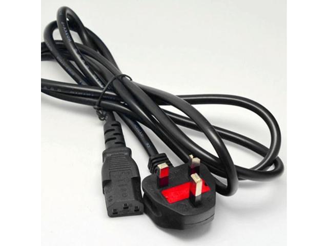 180cm Long Computer Power Cable BS 1363 to IEC320-C13 Power Adapter Cord Wire for Kettles Refrigerators Rice Cookers
