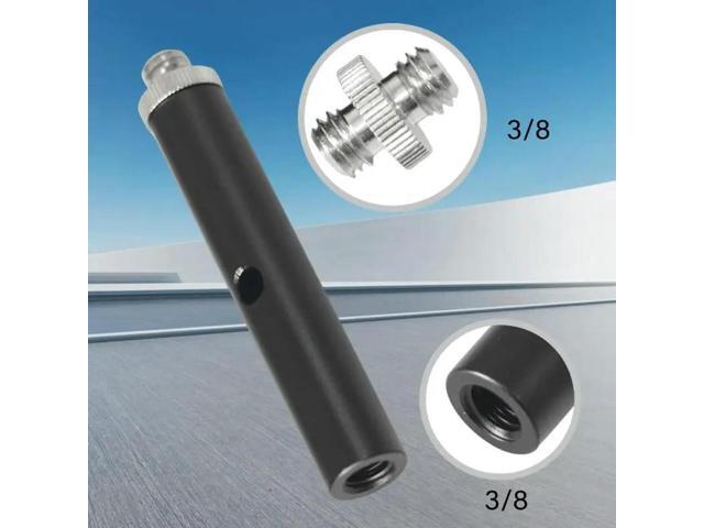 Lightweight 15mm 3/8 Thread Adapter Connecting Rod for DSLR Microphones Mount