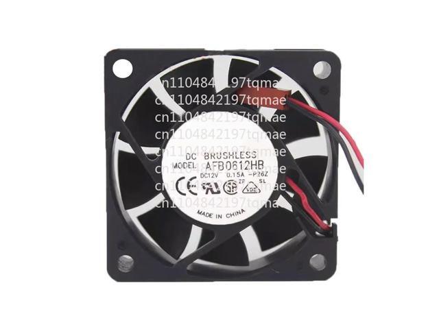 Cooling Fan For DELTA AFB0612HB-P26Z 60*60*15MM DC12V 0.15A 2lines
