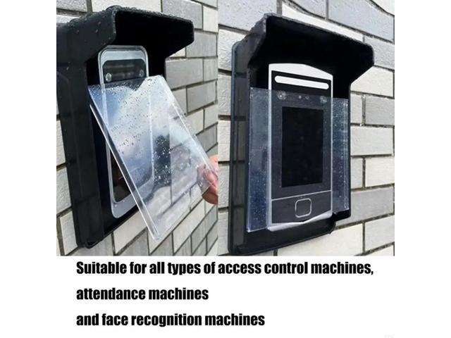 Weatherproof Outdoor Access Control Cover Plastic Shield Doorbells Camera Protections Simple Installs for Access Control