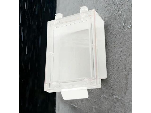 Transparent Switches Cover With Easy Installation Corrosion Resistant Designs Protective Cover for Outdoor Use