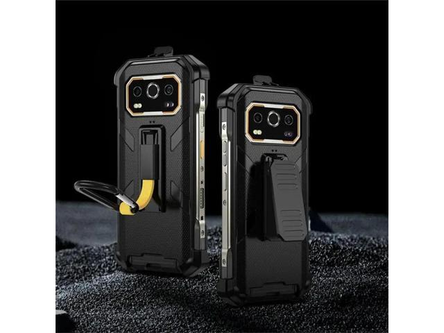 TPU PC Phone Protective Cover With Heat Dissipation Featuring Fast Release Carabiner Hook For Extreme Drop Protective
