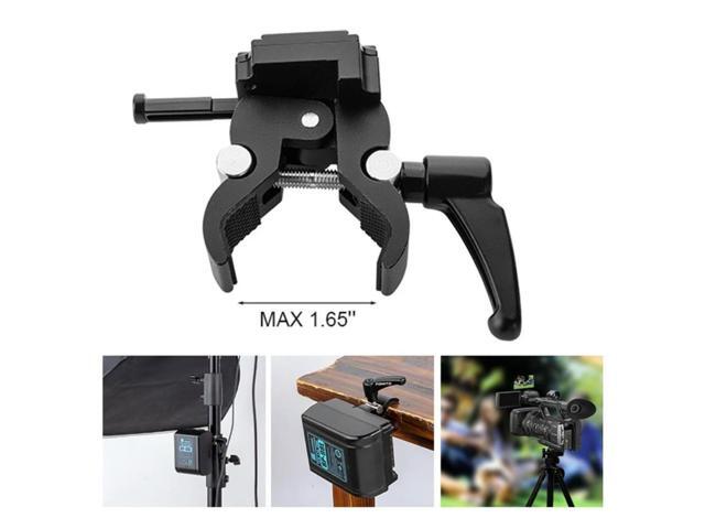 V-Mount Lock Adapter with Clamp for Mounting to Light Stand Tripod DSLR V Lock Holder Accessories