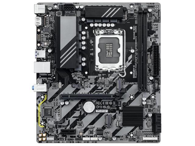 GIGABYTE B860M K Intel Core Ultra (Series 2) LGA 1851 Motherboard, mATX, DDR5, 2x M.2, PCIe 5.0, 2.5GbE LAN