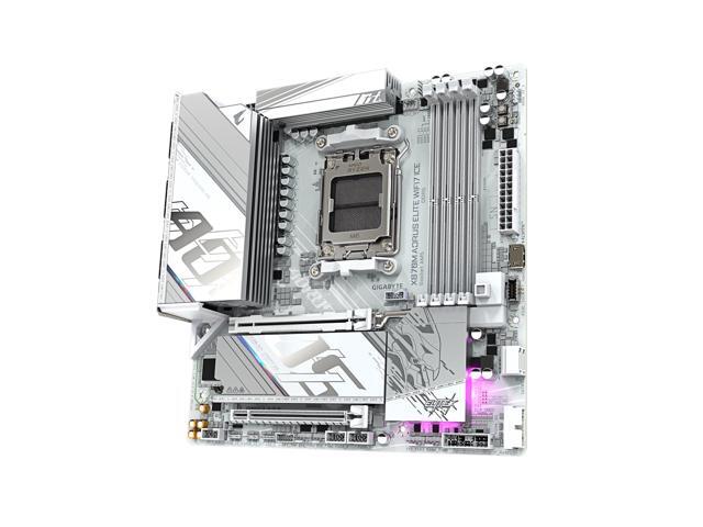 GIGABYTE X870M AORUS ELITE WIFI7 ICE AM5 AMD Micro ATX AMD X870 Motherboard