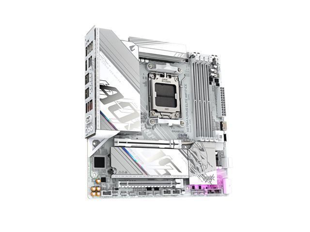 GIGABYTE X870M AORUS ELITE WIFI7 ICE AM5 AMD Micro ATX AMD X870 Motherboard