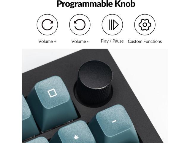 Keychron Q5 Pro Wireless QMK/VIA Mechanical Keyboard, 96% Layout Programmable Knob Full Aluminum Double-Gasket Design, Hot-swappable K Pro Red...