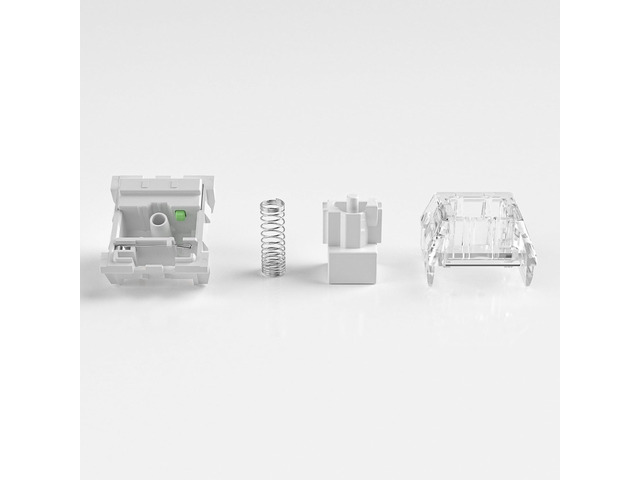 Kailh Box White Mechanical Keyboard Switches,3-Pin 45gf Clicky/Speed Typing/Gaming/Waterproof Switches(90Pcs,Kailh Box White)