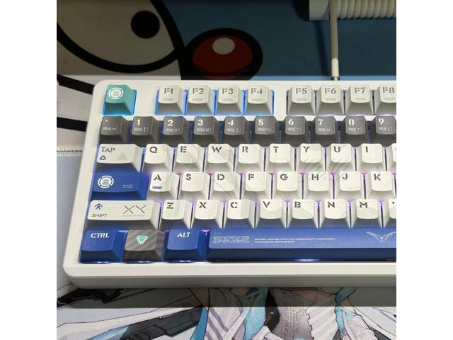 daixiahu Keycaps - Mecha Theme, Cherry Profile, 145 Keys, PBT Material, Opaque