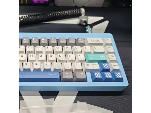 daixiahu Keycaps - Mecha Theme, Cherry Profile, 145 Keys, PBT Material, Opaque