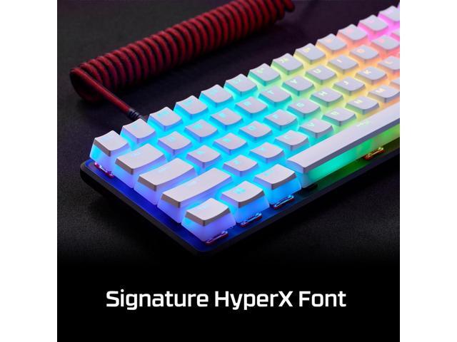 HyperX Pudding Keycaps 2 - Full Key Set - PBT - 112 Keys -White