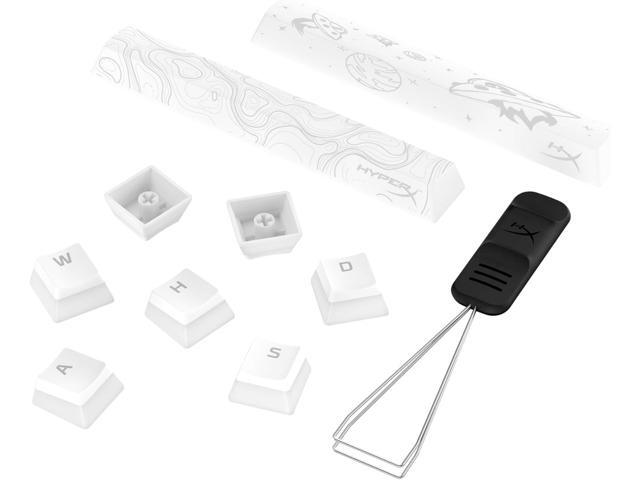 HyperX Pudding Keycaps 2 - Full Key Set - PBT - 112 Keys -White