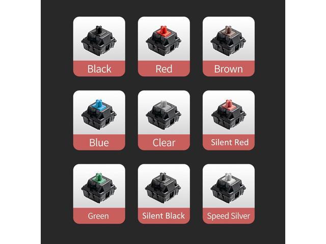 Cherry MX Switch Tester Mechanical Keyboards 9-Key Switch Testing Tool, with Keycap Puller and O Rings
