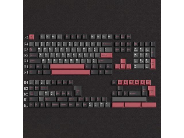 Hyekit Keycaps 172 Keys Custom Keycaps Double Shot ABS Keycap Set 6.25u 7u Cherry Profile for Cherry Gateron MX Switches Mechanical Keyboard (Evil...